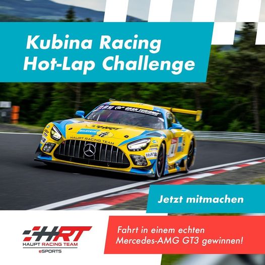 Kubina Racing Hot-Lap Challenge  Hol Dir die Bestzeit und gewinne eine Mitfahrt im Mercedes-AMG GT3...